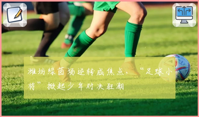 潍坊绿茵场逆转成焦点，“足球小将”掀起少年对决狂潮